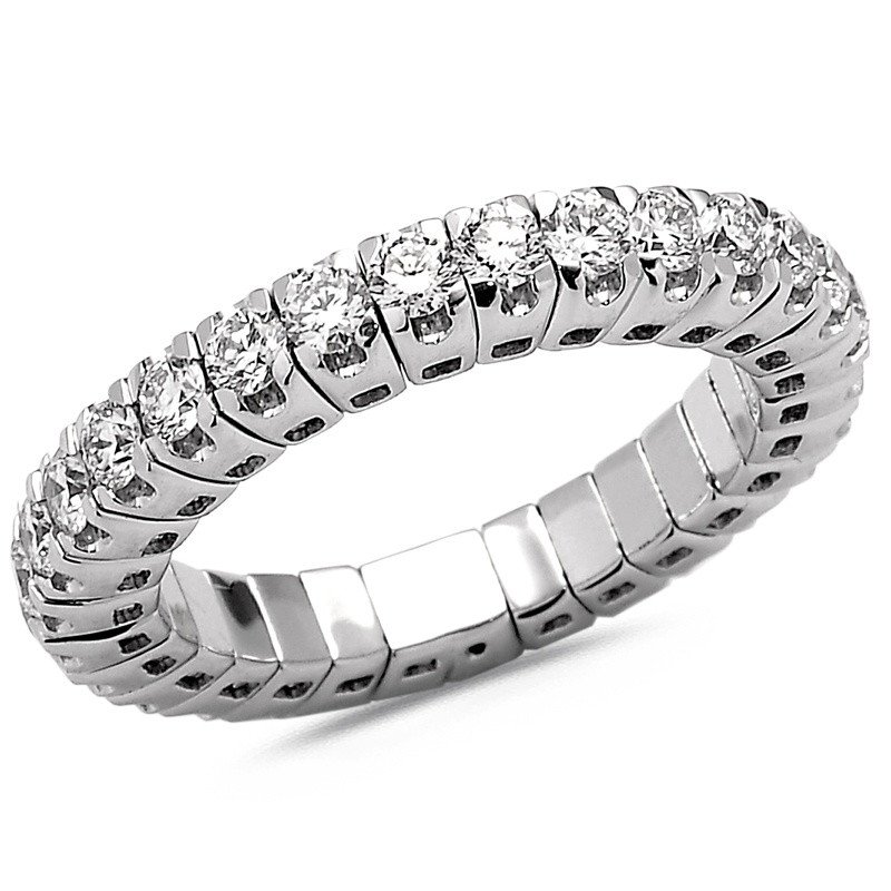 Etrnity ring Diamonds one and a half carat white gold 1J195W