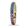 Eternity Expandable Rainbow Sapphires Side View 1S082G