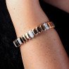 Bracciale Espandibile Pavè Diamanti Indossato Modella