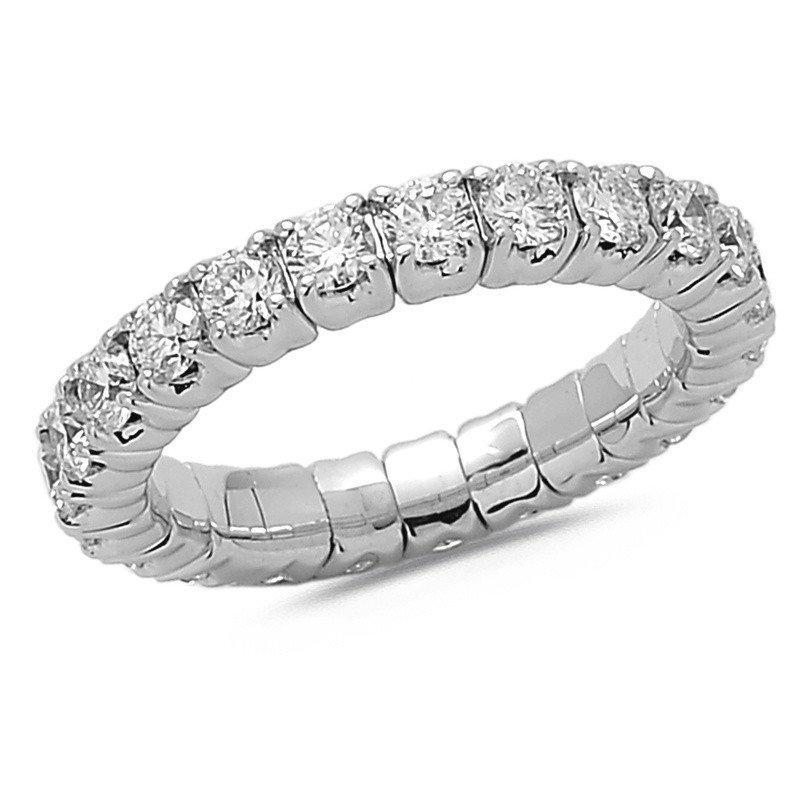 Eternity Ring Two Diamonds Carats White Gold
1M254W 1CD57W