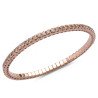 Bracciale Tennis Espandibile Brillanti Champagne Cinque Carati Oro Rosa 5B179R