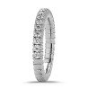 Expandable Ring with Diamonds Half  Band White  Gold  1M250W 1CQ83W