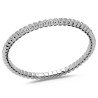 Two and a Half Carat  Bezel Diamond Tennis Expandable Bracelet White Gold 5B316W