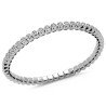 Expandable Diamond Tennis Bracelet  Bezel setting White Gold