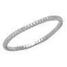 Expandable Tennis Bracelet Five and a Half Diamond Carats White Gold 5A914W