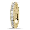 Eternity Ring Two Diamonds Carats Yellow Gold 1M254G 1CD57G