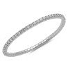 Expandable Tennis Bracelet Five Diamond Carats White Gold