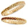 Eternity Band Ring Expandable Yellow Sapphire Shades Rose Gold