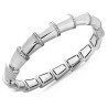 Serpenti Expandable Bangle Diamonds and White Gold