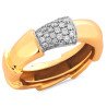 Diamond Serpenti Ring Yellow Gold