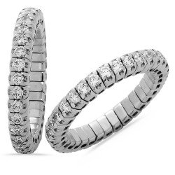 Eternity One Carat Diamond Eternity Band White Gold 1J195W