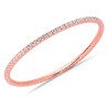 Expandable Tennis Bracelet Four Diamond Carats Rose Gold