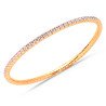 Expandable Tennis Bracelet Four Diamond Carats Yellow Gold