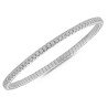 Expandable Tennis Bracelet Two and Half Diamond Carats White Gold 5A915W