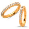 Expandable Ring with Diamonds Half  Band Yellow Gold 1M250G 1CQ83G