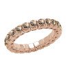 Eternity Expandable Ring Champagne Diamond  Rose Gold 1N534R