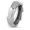 Serpenti Diamond Ring White Gold