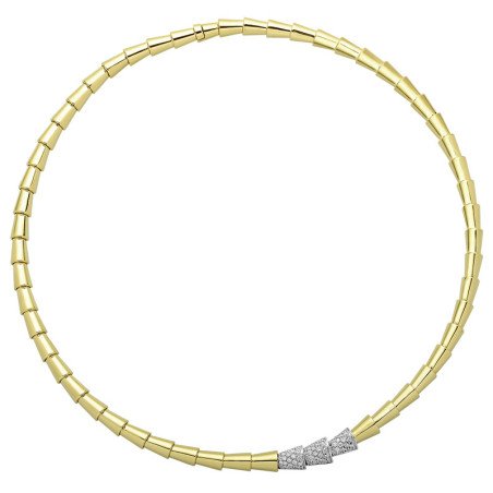 Serpenti Necklace Yellow gold and Diamonds