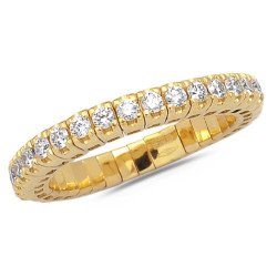 Eternity One Carat Diamond Eternity Band Yellow Gold 1J195Y