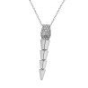 Serpenti Diamond Pendant White Gold