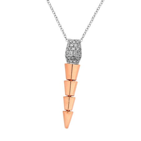 Serpenti Pendant Pink Gold