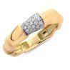 Serpenti Diamond Ring Yellow Gold