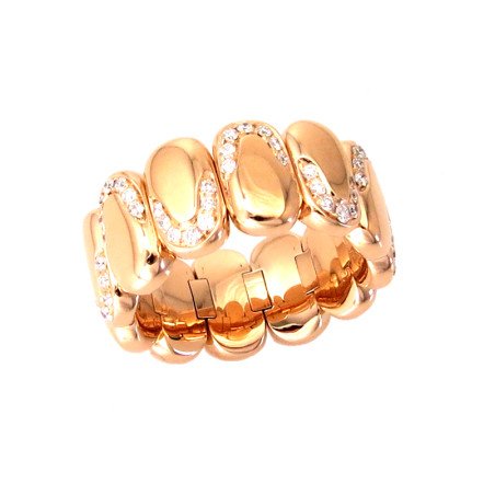 Expandable Wave Ring Yellow Gold