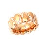 Expandable Wave Ring Yellow Gold