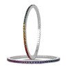 Daydreams: Expandable Tennis Bracelet with Rainbow Sapphires