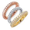 Eternity One Carat Diamond Eternity Band White Gold 1J195W