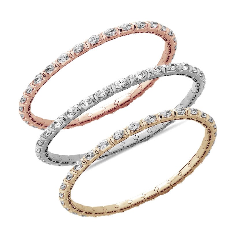 Bracciale Tennis Espandibile Diamanti Marquise  5C06W