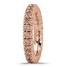 Expandable Eternity Brown Diamonds Ring One and Half Carats Rose Gold 1CQ79R