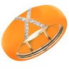 Ring Hermes Enamel, Pink Gold and Diamonds