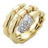 Wrapping Serpenti Ring Diamonds Yellow Gold