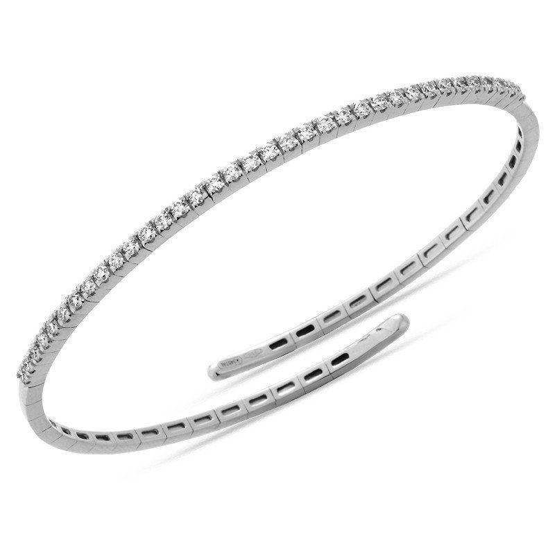 Flexible Bracelet in Gold and Diamonds | Elegance and Comfort