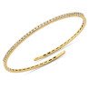 Bracciale Flessibile Diamanti in Oro 18 Carati | Design Moderno e Comfort
