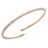 Bracciale Flessibile in Oro e Brillanti| Sezione Quadrata