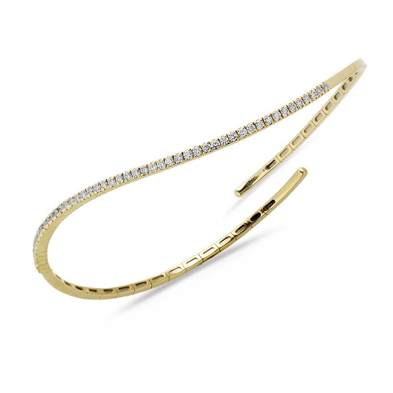 Flexible Gold Bracelet 18K | Stack it!