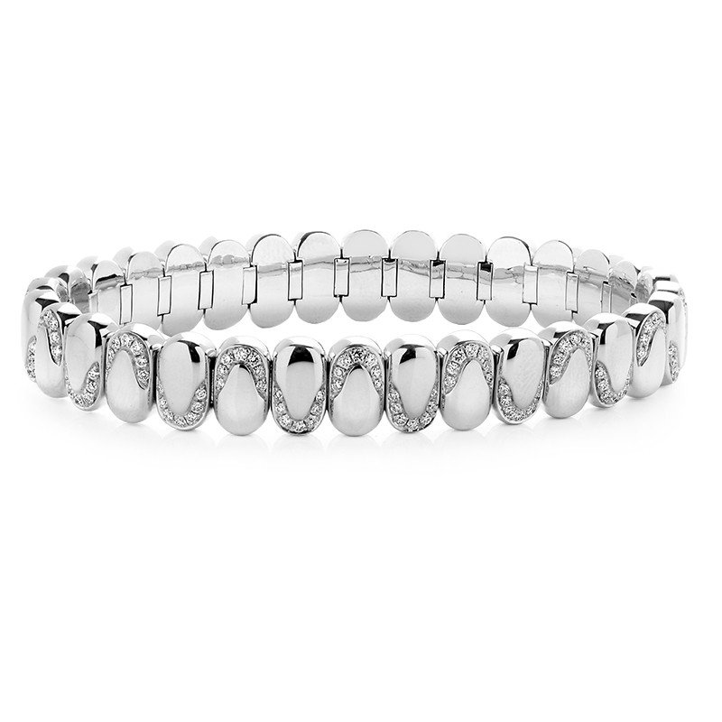 Bracciale Onde|Espandibile e Brillanti