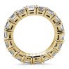 Emerald Cut Diamond East West  Eternity Ring Expandable Band Yellow Gold Onesize Jewels Side View