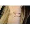 Double Wrap-Around Gold and Diamonds Bracelet | Gold Wrap Your Wrist