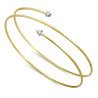 Double Wrap-Around Gold and Diamonds Bracelet | Gold Wrap Your Wrist