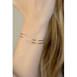Wrap-Around Pear Diamond Bracelet | Serpente Double Wrap