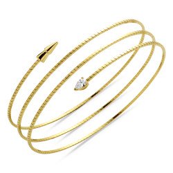 Wrap-Around Pear Diamond...
