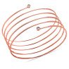 Avvolgente e Flessibile Bracciale quattro giri in Oro Rosa e Brillanti