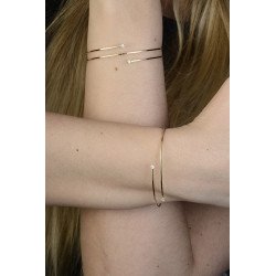 Bracciale Serpente Avvolgente Doppio Giro | Pave' Brillanti