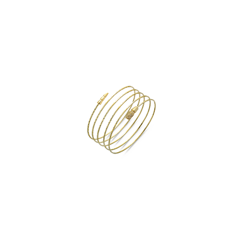 Wrap-Around Serpenti Diamond Bracelet | Four Wrap