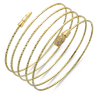 Avvolgente e Flessibile Bracciale Serpente  Quattro Giri e Brillant