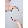 Flexible Champagne Diamond Bracelet | Square Shape Overlapping Clasp Design