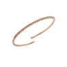 Flexible Champagne Diamond Bracelet | Square Shape Overlapping Clasp Design